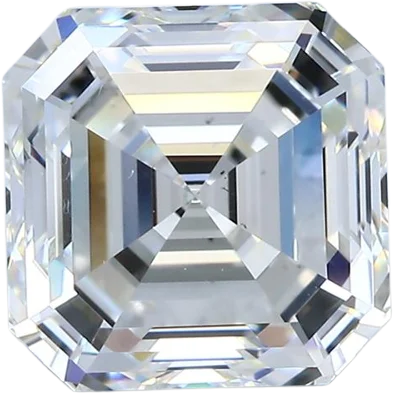 4.03 Carat G VS2 Asscher Natural Diamond