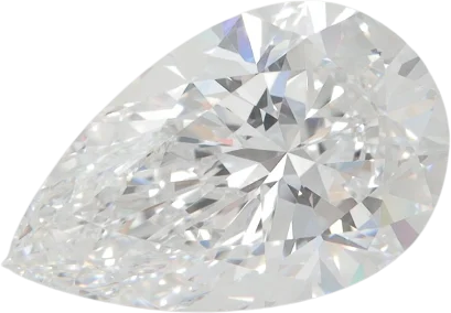 4.1 Carat D VVS1 Pear Lab Diamond