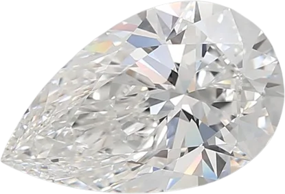 4.1 Carat E VVS1 Pear Lab Diamond