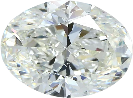 5.01 Carat J SI1 Oval Natural Diamond