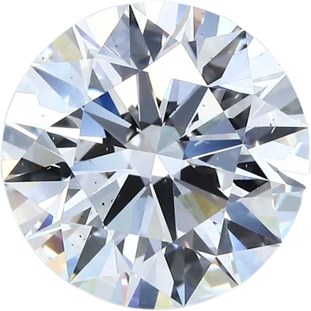 5.02 Carat D VS2 Round Natural Diamond