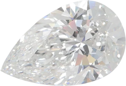 5.54 Carat E IF Pear Lab Diamond