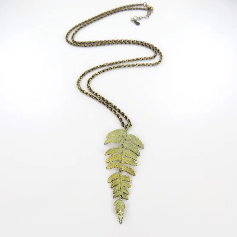 Fern Long Pendant