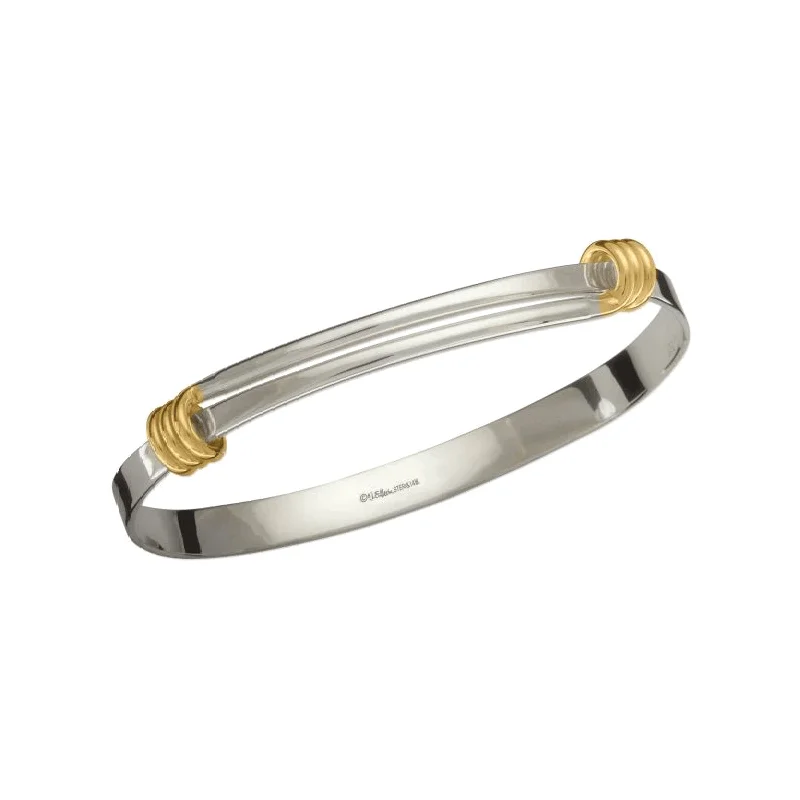 Sterling Silver and 14K Yellow Gold Signature Bracelet