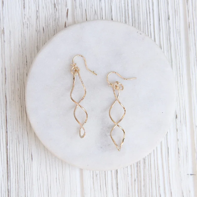 Gold Filled Double Twist Earring