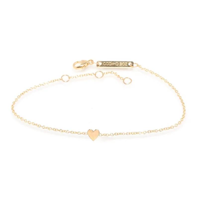 14k Gold Itty Bitty Heart Bracelet