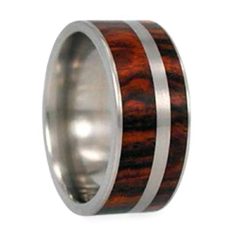 Ironwood 9mm Comfort-Fit Flat Titanium Band, Size 10