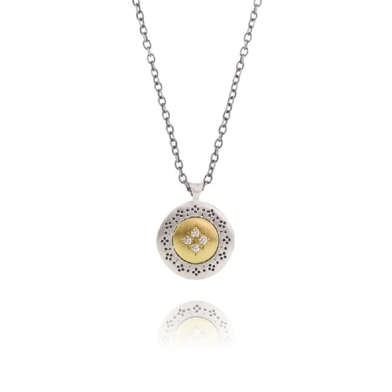 Four Star Harmony Pendant with Diamond