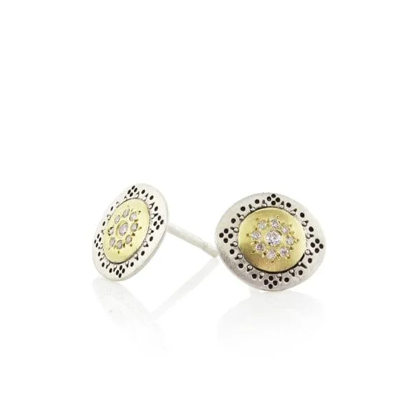 Seeds of Harmony Charm Stud Earrings