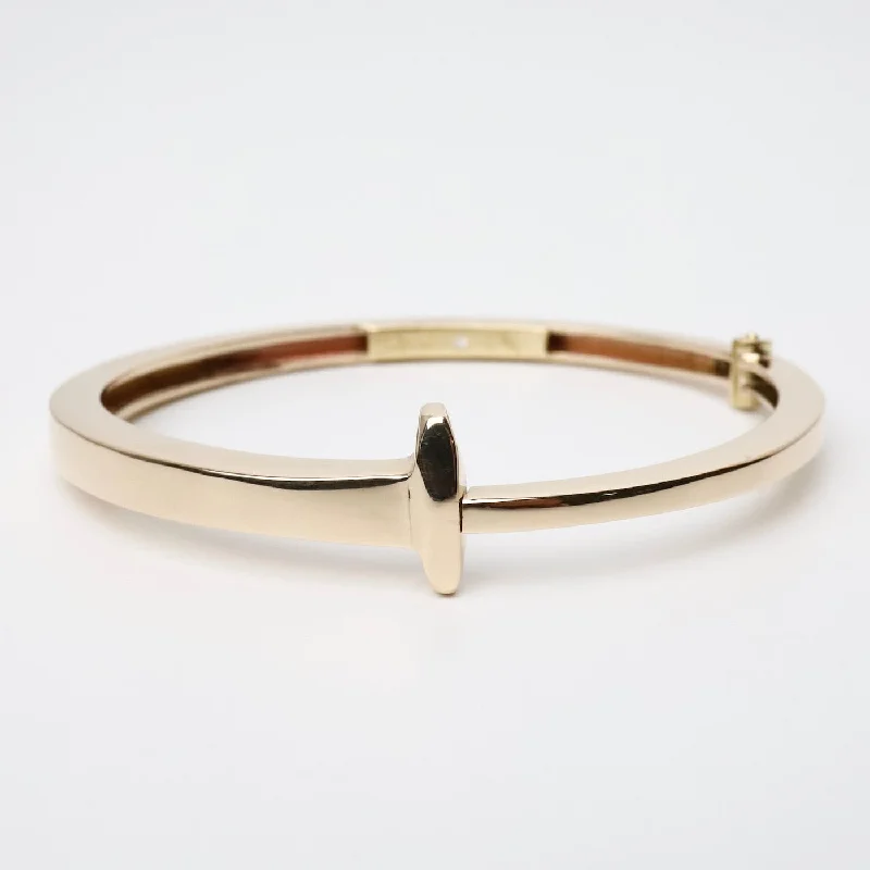 Solid 10k Yellow Gold Pat Flynn Nail Bracelet