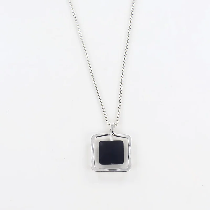 Zenith Black Onyx Pendant